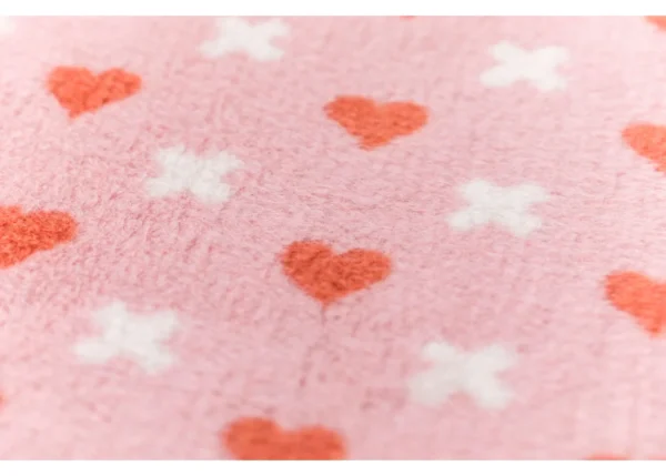 MILA toddlers blanket hearts + crosses allover (GRS) - Image 3