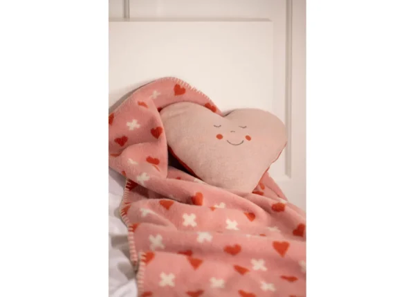 MILA toddlers blanket hearts + crosses allover (GRS) - Image 4