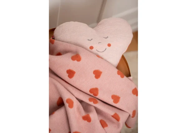 CARLA baby blanket hearts allover (GRS) - Image 4