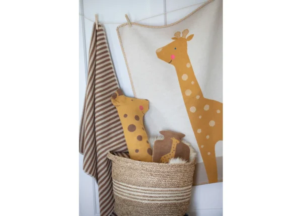 LILI baby blanket embroidered giraffe (GRS) - Image 4