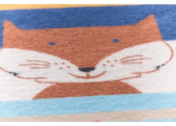 JUWEL baby blanket fox/stripes (GRS) - Image 3